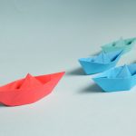 Origami ships