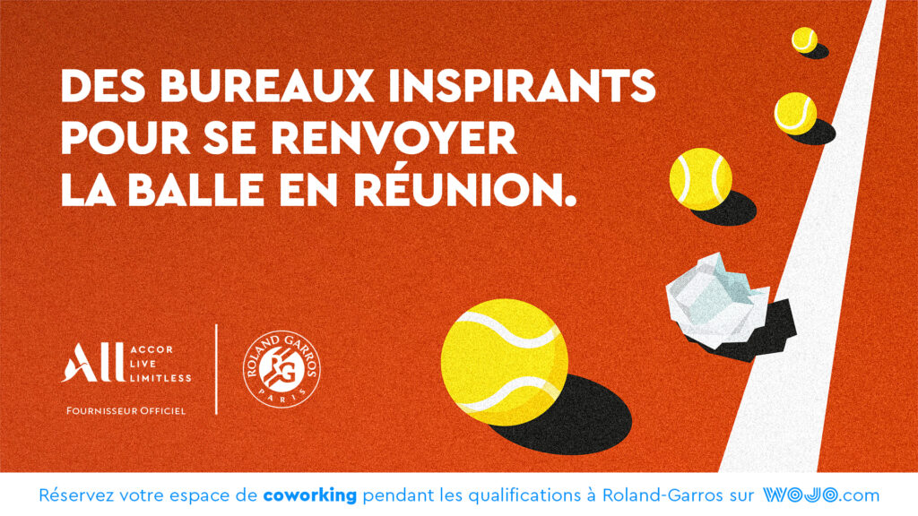 WOJO coworking Roland Garros accor